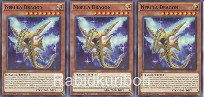 Yugioh 3x Nebula Dragon - MP20-EN159 - Playset | eBay