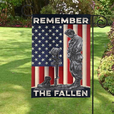 Memorial Day Flag, Remember The Fallen flag, Honor The Fallen Veterans Flag