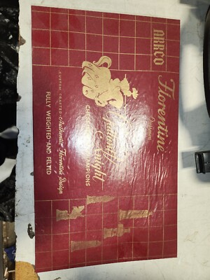 Vintage Gallant Knight Arrco game of chess florentine chessman Of Champions