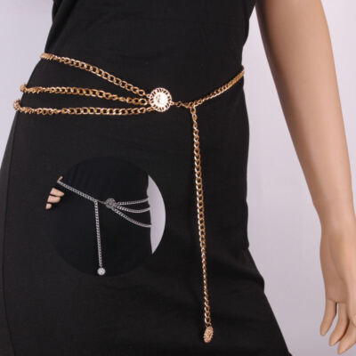 Waist Chain Ladies Chain Belts Uk Women Chain Belt Waistband Gold
