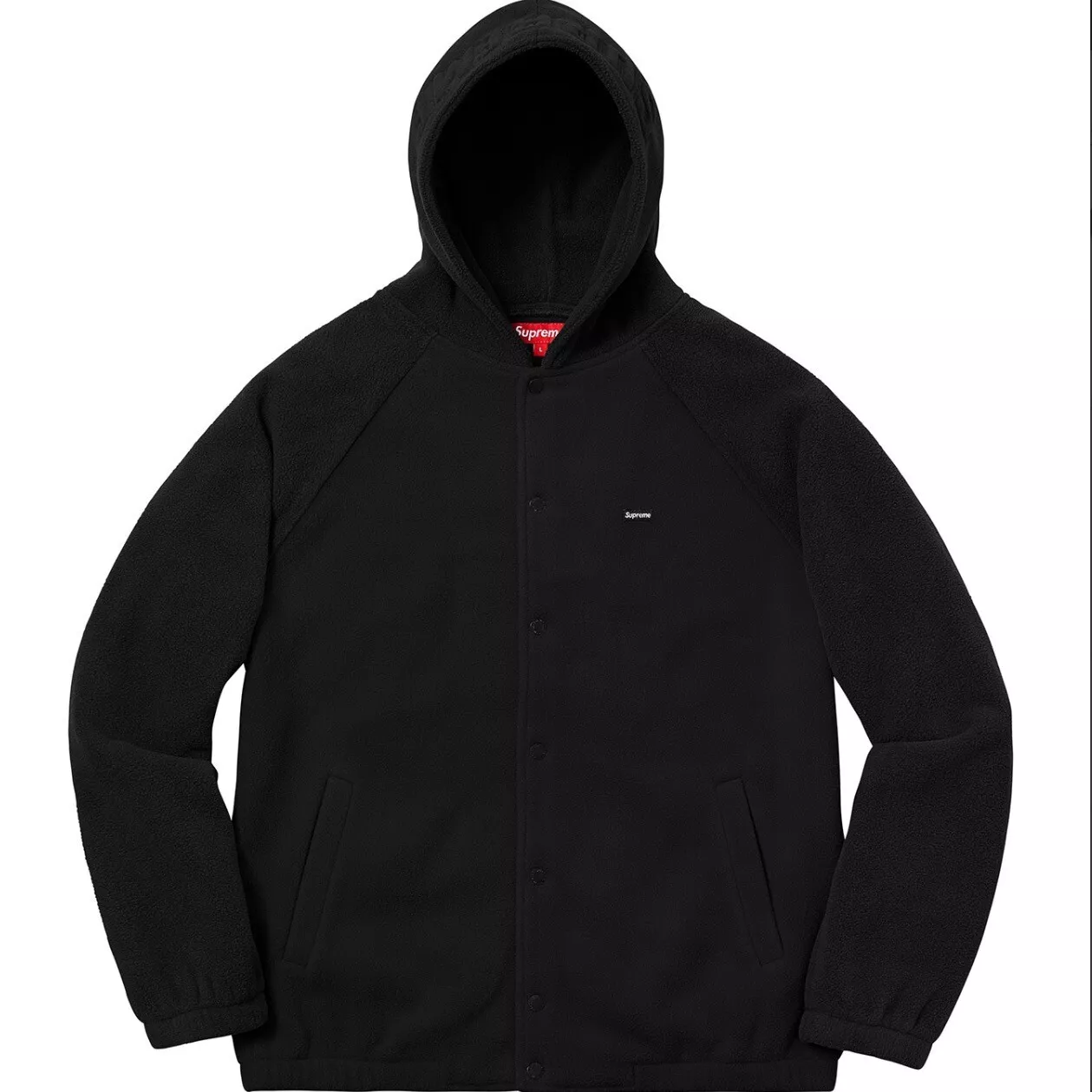 GRANDE VESTE RAGLAN À CAPUCHE SUPREME POLARTEC FW18 VG GX1000 THRASHER GRATUIT S/H