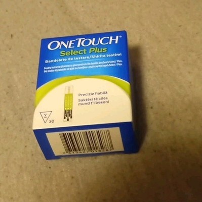 ONE TOUCH Select Plus Blutzucker Teststreifen, 50 Stck., Neu 04/2027