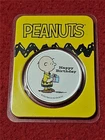 2021 PEANUTS 1oz .999 Fine Silver Round.  CHARLIE BROWN  HAPPY BIRTHDAY  #T0286