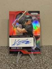 2025 Panini Prizm Baseball Konnor Griffin Prospect Signatures Auto PS-KG /99