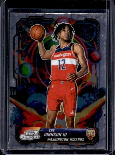 2025 Topps Cosmic Chrome Tre Johnson III Base (RAW)