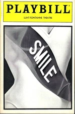 Smile Playbill, Marsha Waterbury, Jeff McCarthy, Dick Patterson, OBC, NYC, 1987