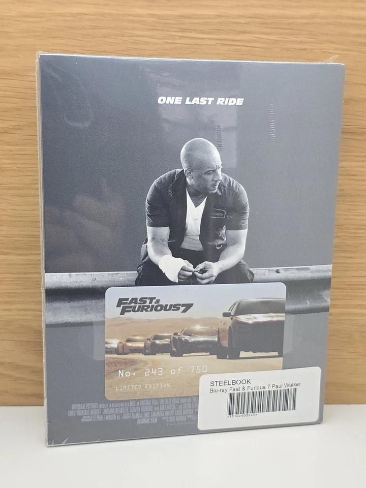 Fast & Furious 7 Filmarena Paul Walker Fullslip Edition Steelbook FAC OVP RARE - Bild 2 von 4