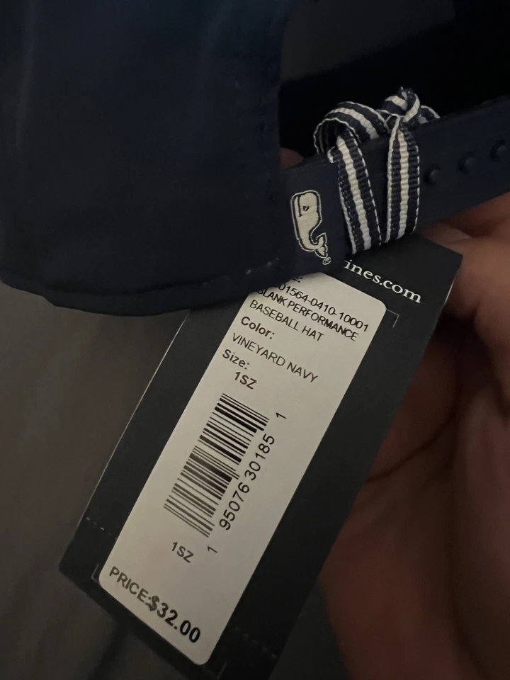 Sombrero Edición Limitada Extremadamente Raro Cuartel Obama Vineyard Vines. Nuevo con etiquetas Foto 3 de 4