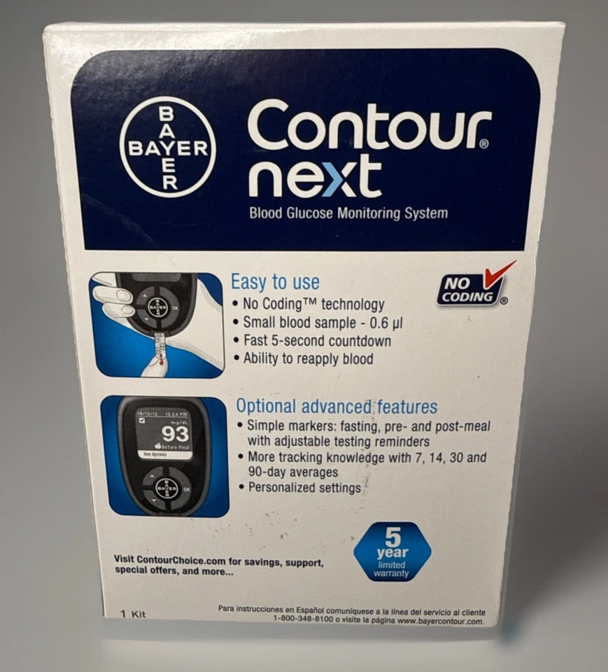 Contour Next 血糖监测系统套件 — 第 2/4 张图片