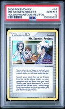 Pokemon Mr. Stone's Project EX Holon Phantoms Reverse Holo 88/110 PSA 10 on eBay