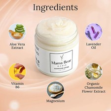Mama Bear Oasis Lotion - Nerve Relief Cream For Foot Hands Legs Natural Care