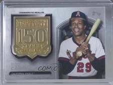 2019 Topps 150th Anniversary Commemorative Medallion Series 2 Rod Carew HOF 4r1