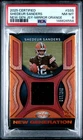2025 PANINI CERT NEW GENERATION JERSEYS #SSS SHEDEUR SANDERS RC 017/249 PSA 8