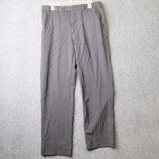Brooks Brothers Pants Mens 36x32 Gray 1818 Regent Wool Dress Pleated Lined