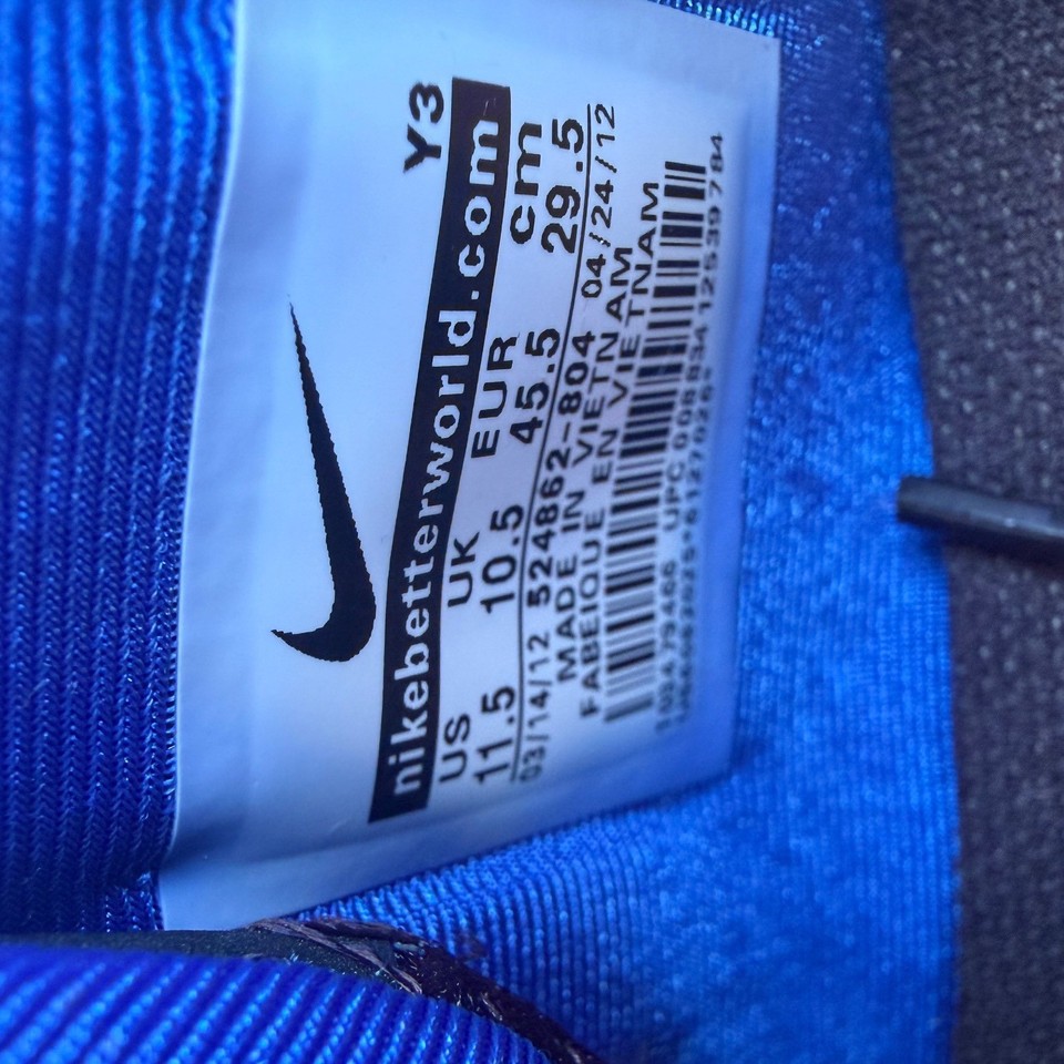 Hyperposite Nike Air Max Hyperposite Mens 11.5 Team Orange Game Royal Black 524862 ...