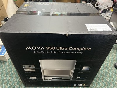 Mova V50 Ultra Complete White Robot Vacuum Cleaner Mopping Function 24,000Pa New