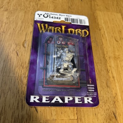 Reaper Warlord Miniatures Ado Salint Mercenary Hero METAL kings of war