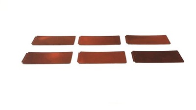 Unbranded Stick-On Amber Reflector PM-491 [Lot of 6] NOS