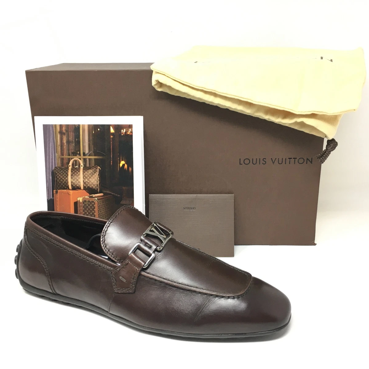 louis vuitton dress shoes brown LOUIS VUITTON Size 10 Ranger Derby Brown Beige Coated Canvas Chunky So –  Sui Generis Designer Consignment
