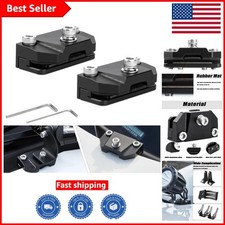 Compact Universal Hood Light Brackets - 2pcs Aluminum Kits For Easy Installation Compact Universal Hood Light Brackets - 2pcs Aluminum Kits For Easy Installation