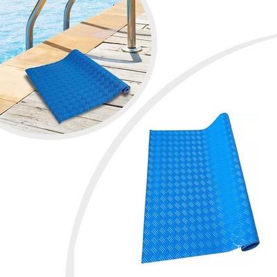 Non Slip Pool Ladder Mat PVC Safety Step Pad for Wet Areas Blue Size ...
