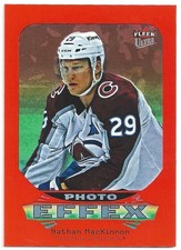 2024-25 Upper Deck Fleer Ultra Photo Effex Red 13/99 Nathan MacKinnon