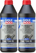 LIQUI MOLY Fully Synthetic Gear Oil (GL5) SAE 75W 90 1 L Gear oil Hydraulic oil