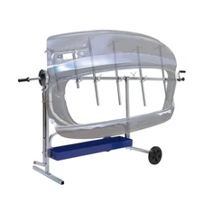 Rotating Paint Stand Universal W/Tool Tray&360° Rotation ﻿Bars, Car Body Paint