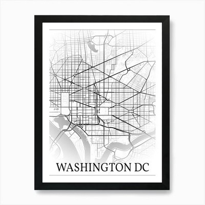 Washington, District Of Columbia, U Gerahmtes Wandbild Poster Leinwanddruck Bild
