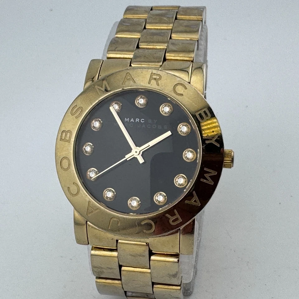 Marc Jacobs Reloj Cuarzo MBM3334 Mujer Tono Dorado Acero Analógico Batería Nueva 6.75" Foto 2 de 4