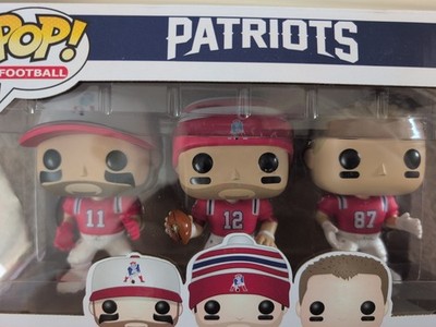 Funko Pop! Vinyl New England Patriots 3er Pack Retro Brady Gronk Edelman 