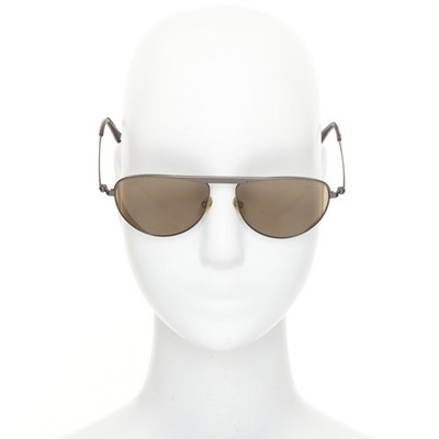 TOM FORD 2008 TF108 James Bond 007 gunmetal brown aviator sunglasses