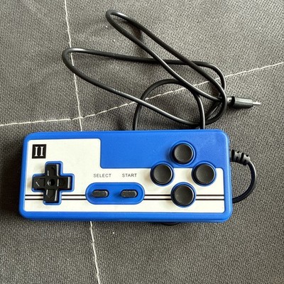 Retro USB Controller Gamepad 4 Tasten NES Style Blau PC Gaming Für PC