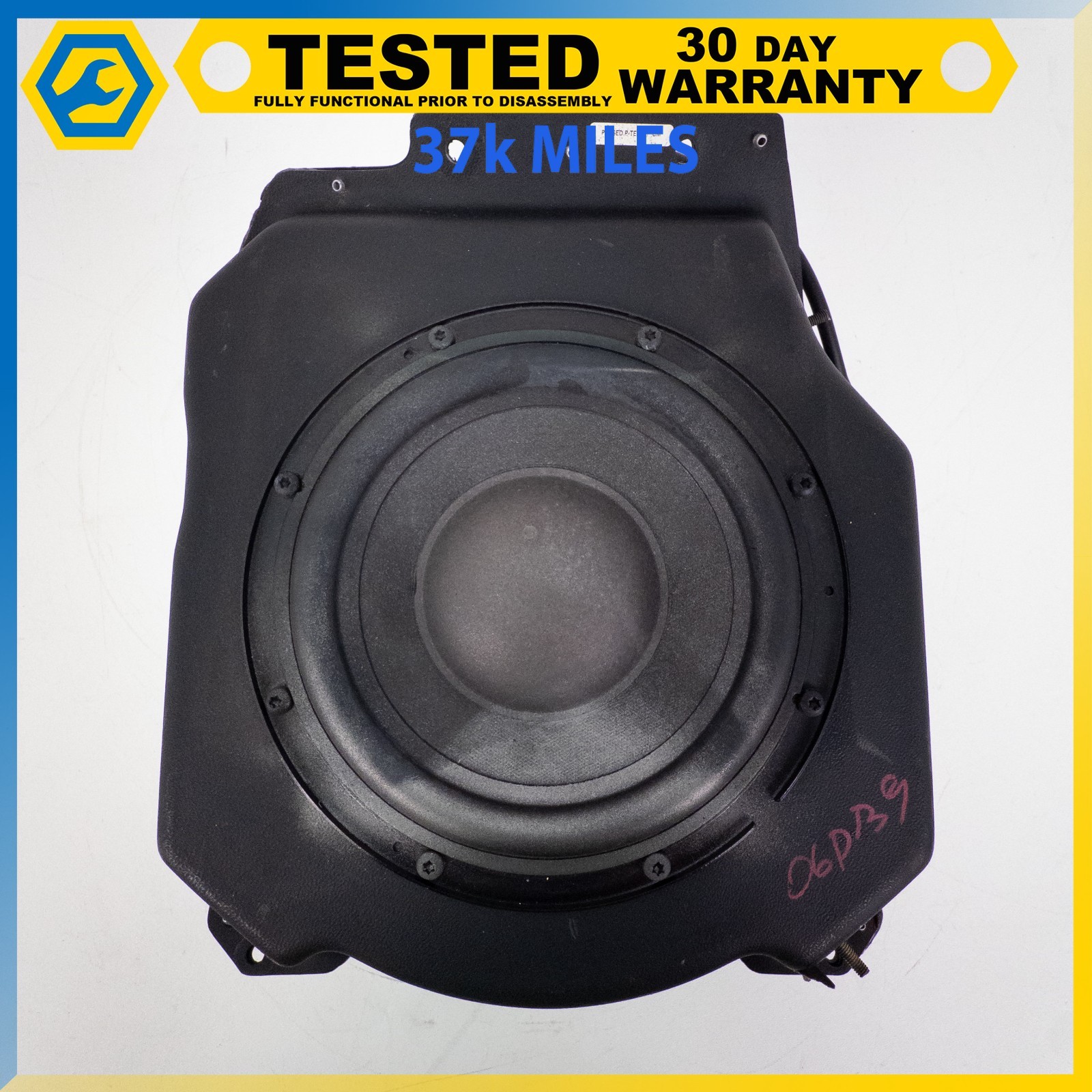 05-12 ASTON MARTIN DB9 DBS VOLANTE REAR SUB WOOFER SPEAKER BOX OEM
