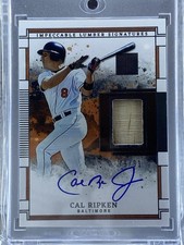 Cal Ripken #/91 2025 Panini Impeccable Lumber Signatures Baltimore Orioles