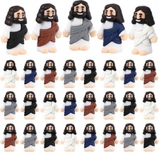 25 Pcs Mini Jesus Figurines Bulk Original Design Rubber Mini Jesus Figures