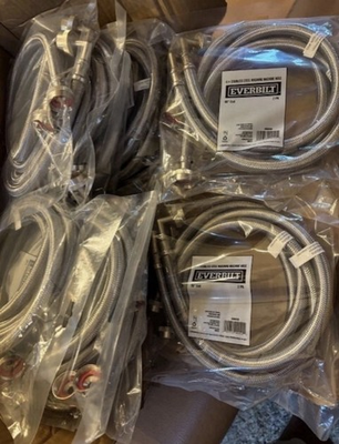 #ad 12 Everbilt 4 ft. Stainless Steel Washing Machine 2 Pack 90 End 69003HD 12pcs $55.99