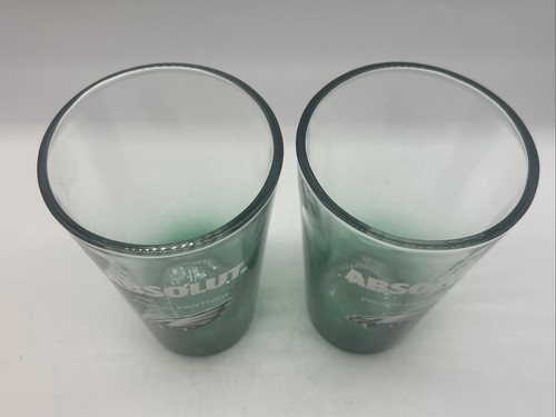 COPPIA bicchieri da pinta Absolut Vodka con logo Philadelphia Eagles NFL NUOVI! - Foto 4 di 7