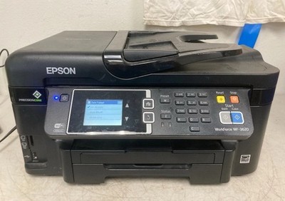 Good Epson Workforce WF-3620 Wireless All in One Inkjet Printer W INK Tested