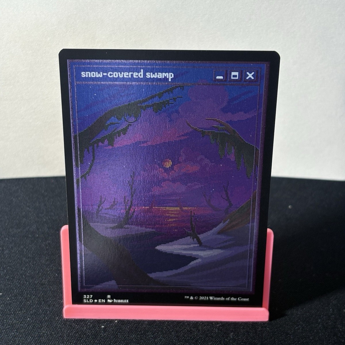 Snow-Covered Lands (PixelSnowLands.jpg) Secret Lair Drop FOIL set