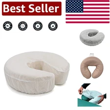 Universal Fitted Headrest Covers for Salons & Spas - 50 Count Non-Stick Design