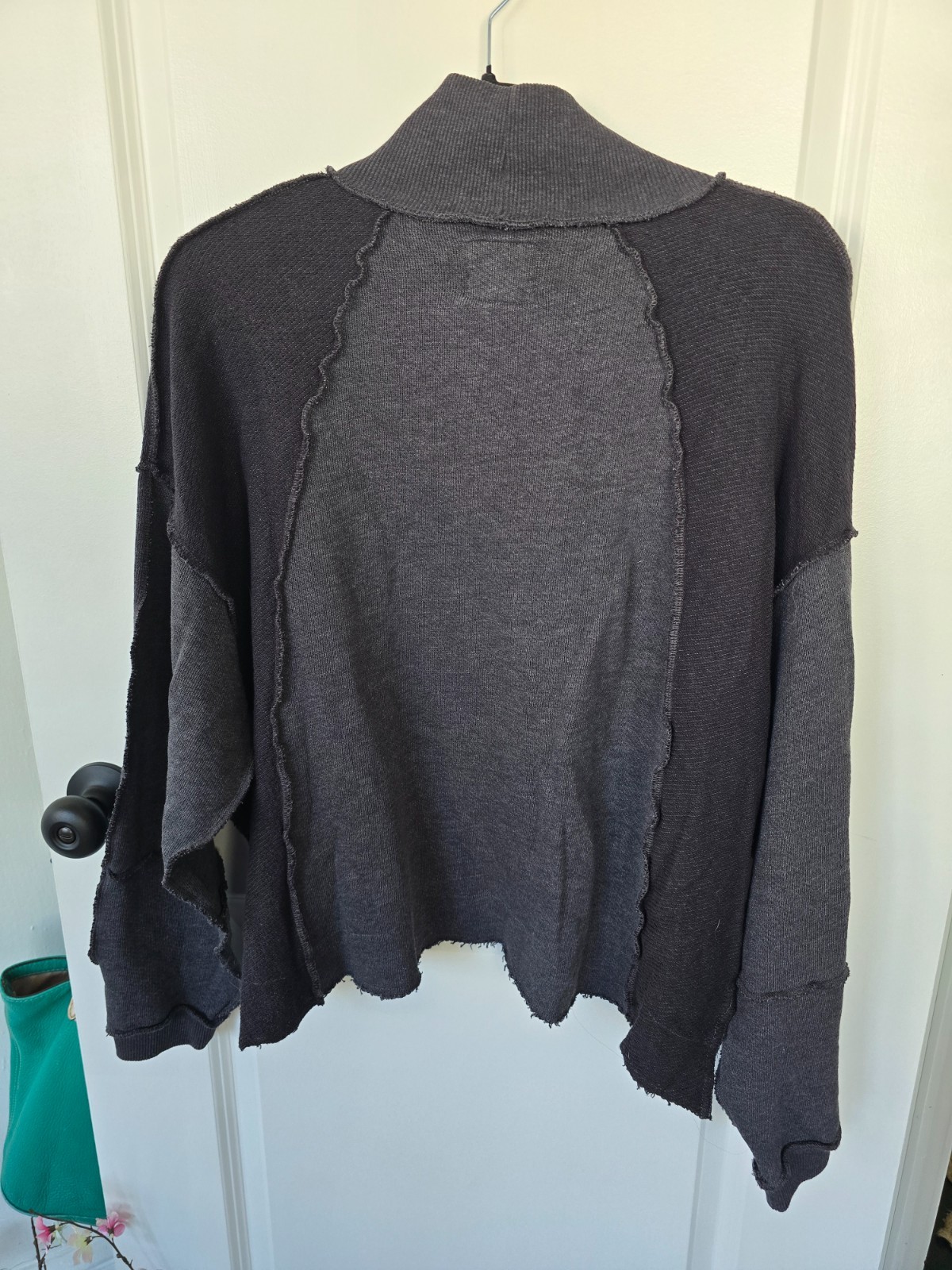 American Eagle Patchwork Exposed Seam Oversized S… - image 5