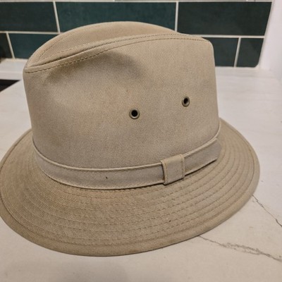 Young An Broner Canvas Fedora Hat Size L