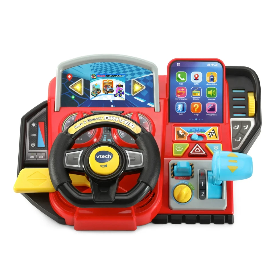 VTech Race & Discover Driver Electronic Baby and Toddler Toys VTech Toy Games - Image 2 of 3