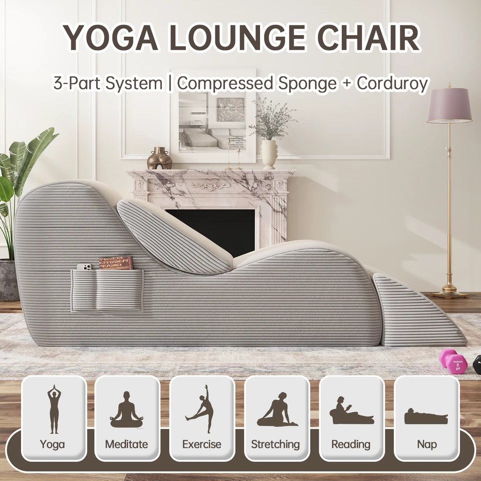 Sex Chair Yoga Sofa Yoga Recliner Chaise Lounge Couple-Sex Couch Sex Assist Sofa - Image 2 of 4