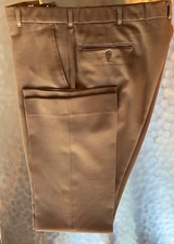 Vintage Sears Perma Prest Sportswear Men  s Pants 38 TALL Carmel Brown color