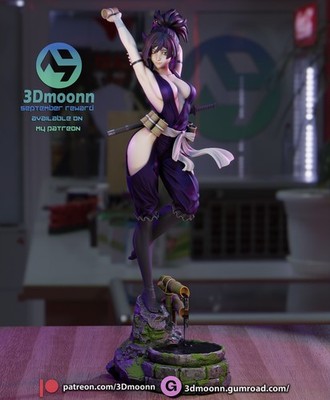 Yazuriha, 300mm, 12K Resin Model Kit Painted 3d Printed DIY Figure