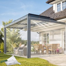 Clear Tarps Heavy Duty Waterproof 5x7 FT, 14Mil Thickened Vinyl Heavy Duty Ta...