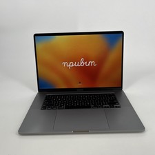 MacBook Pro 16 Touch Bar Gray 2019 2.4 GHz i9 64GB 1TB SSD Radeon Pro 5500M 8GB