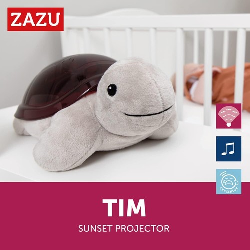 Tim the Turtle LED Projector: Gentle Bedside Lantern with Cry Sensor & Auto-Off - Picture 5 of 12